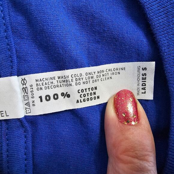 Disney Minnie Mouse Blue T-Shirt Personalized with HANNAH Women's S - Picture 7 of 7